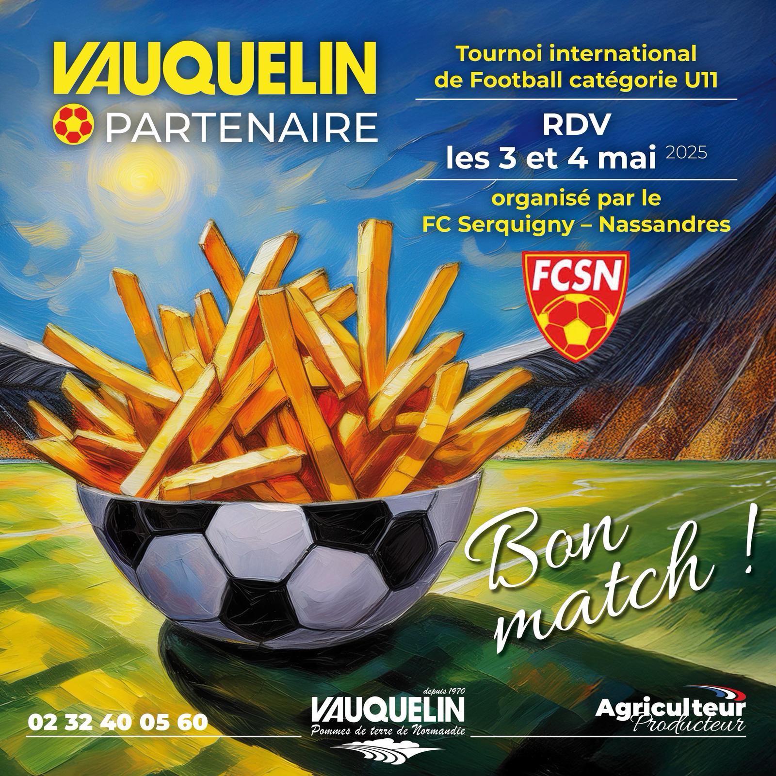 VAUQUELIN POMMES DE TERRE, PARTENAIRE POUR LES 10 ANS DE LA RISLE CUP